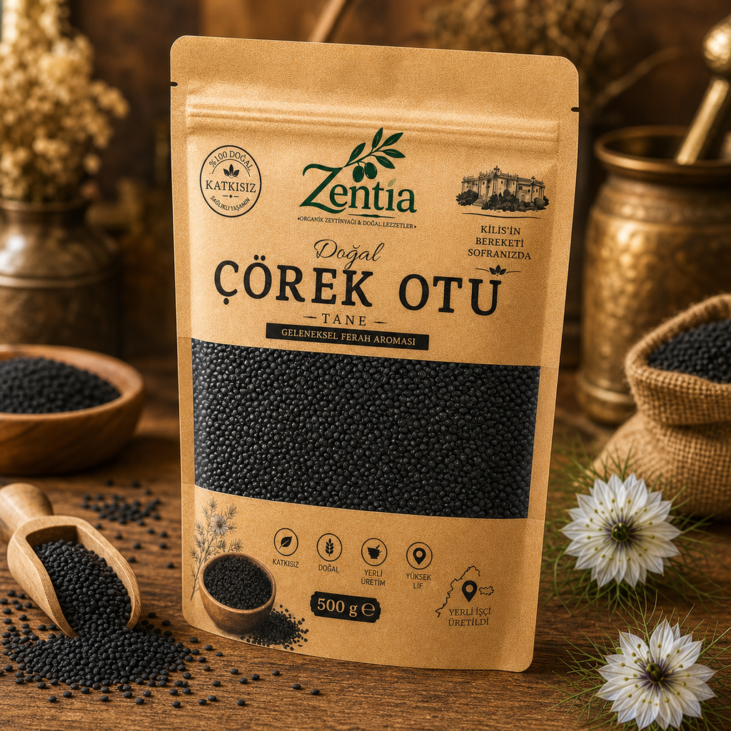 zentia corek otu 100g yukaridan uc ceyrek