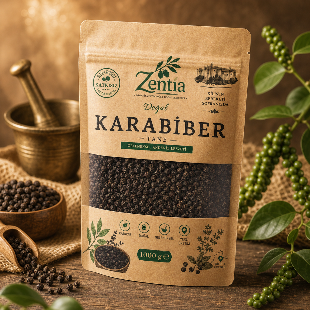 zentia karabiber 1000g yukaridan uc ceyrek