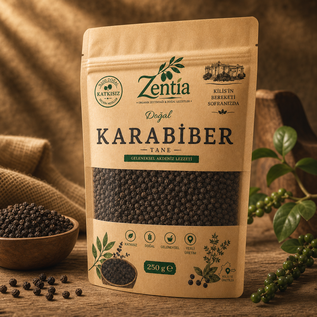 zentia karabiber 250g sag uc ceyrek