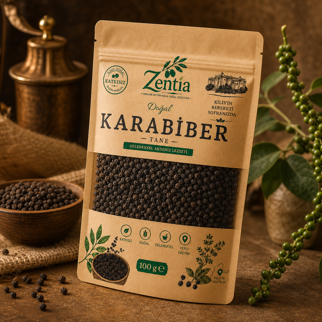 zentia karabiber 500g sol uc ceyrek