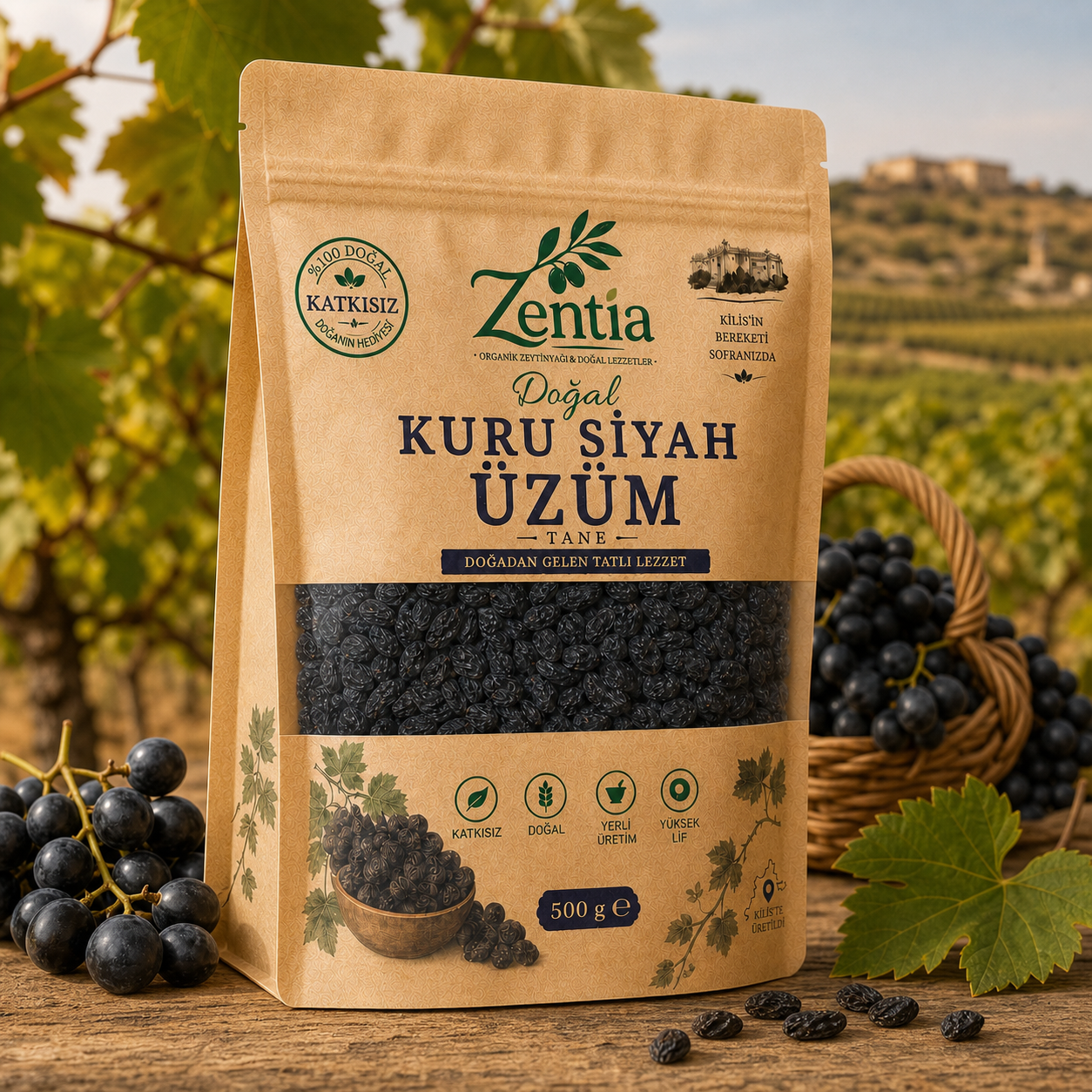 zentia kuru siyah uzum 500g angle left deep final
