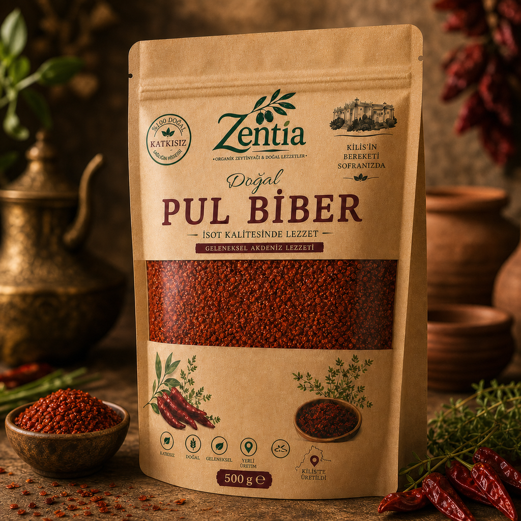 zentia pul biber 500g sol uc ceyrek