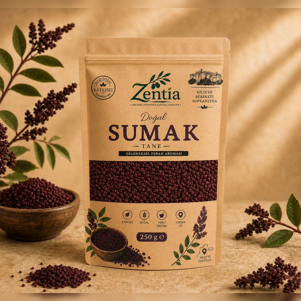 zentia sumak 250g yukaridan uc ceyrek