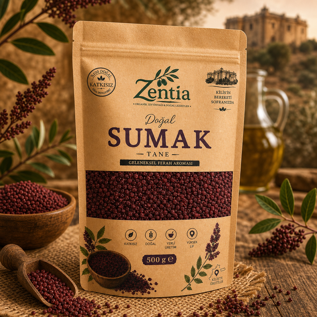 zentia sumak 500g yukaridan uc ceyrek