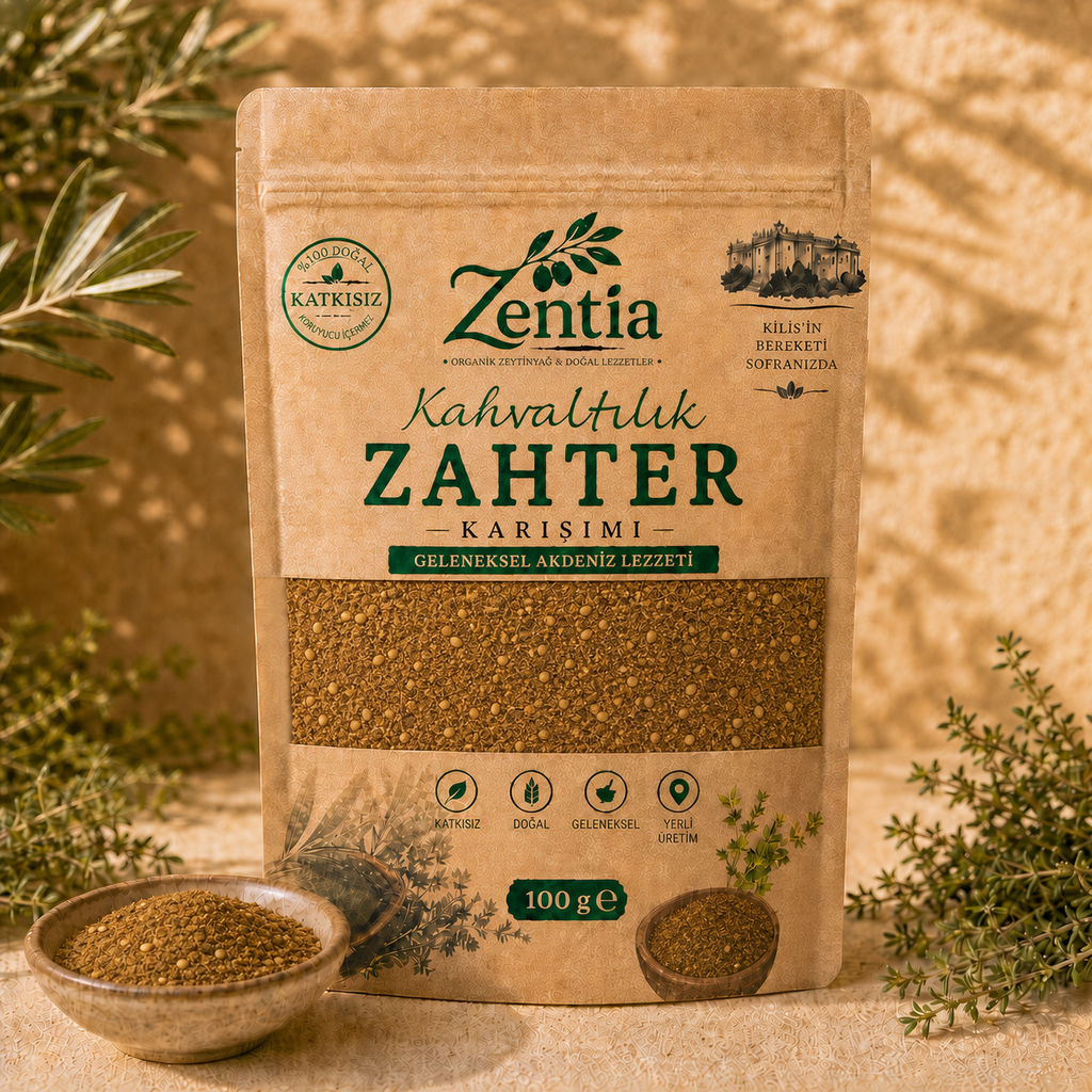 zentia zahter 100g yukaridan uc ceyrek