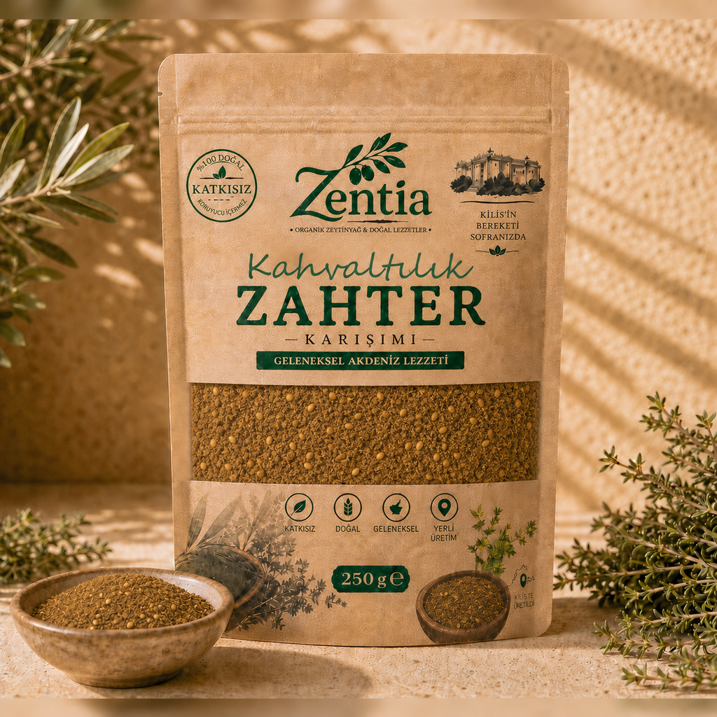 zentia zahter 250g yukaridan uc ceyrek