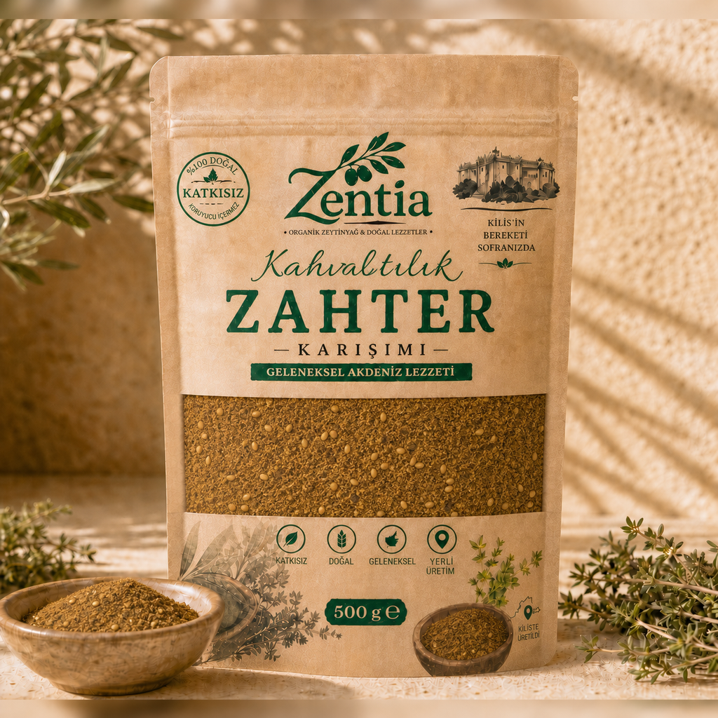 zentia zahter 500g yukaridan uc ceyrek
